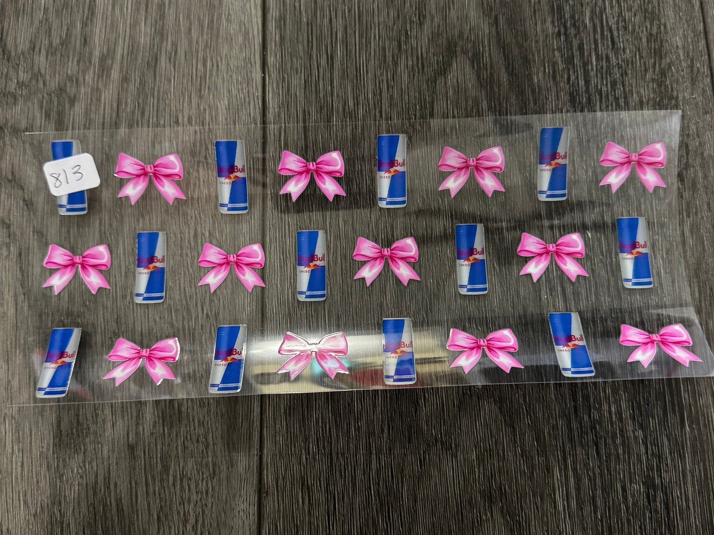 Red Bull with bows