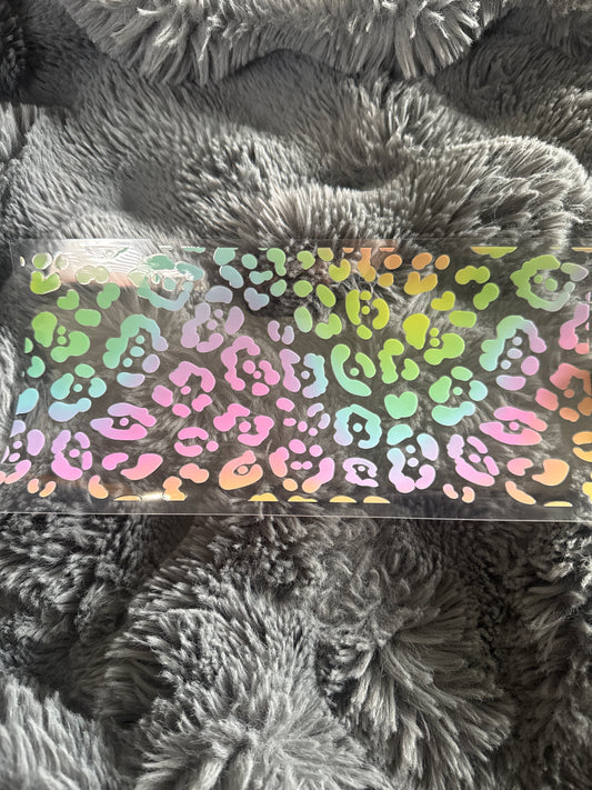 Colorful leopard print