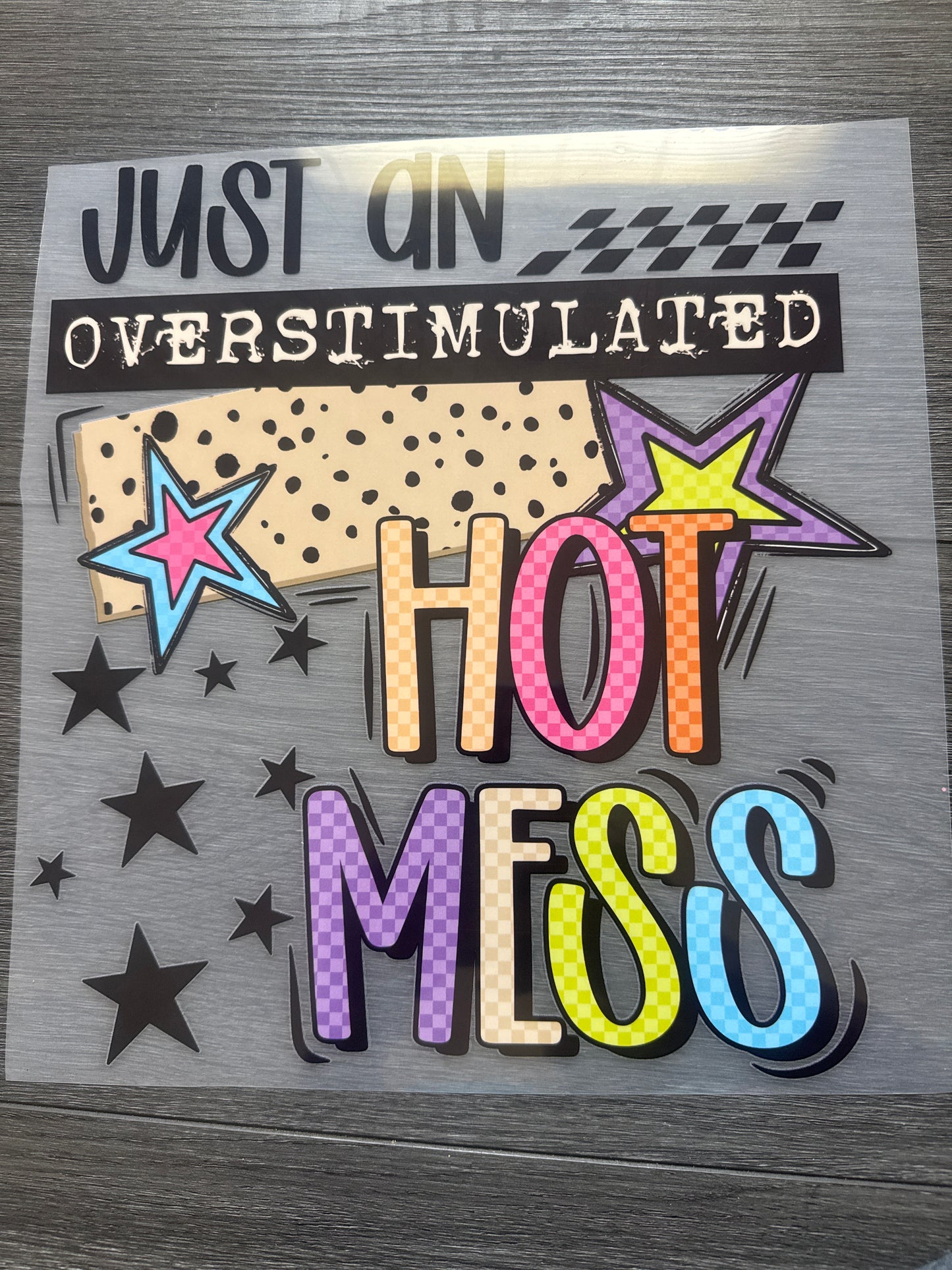 Just an overstimulated hot mess