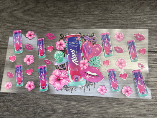 Alani with hearts and flowers