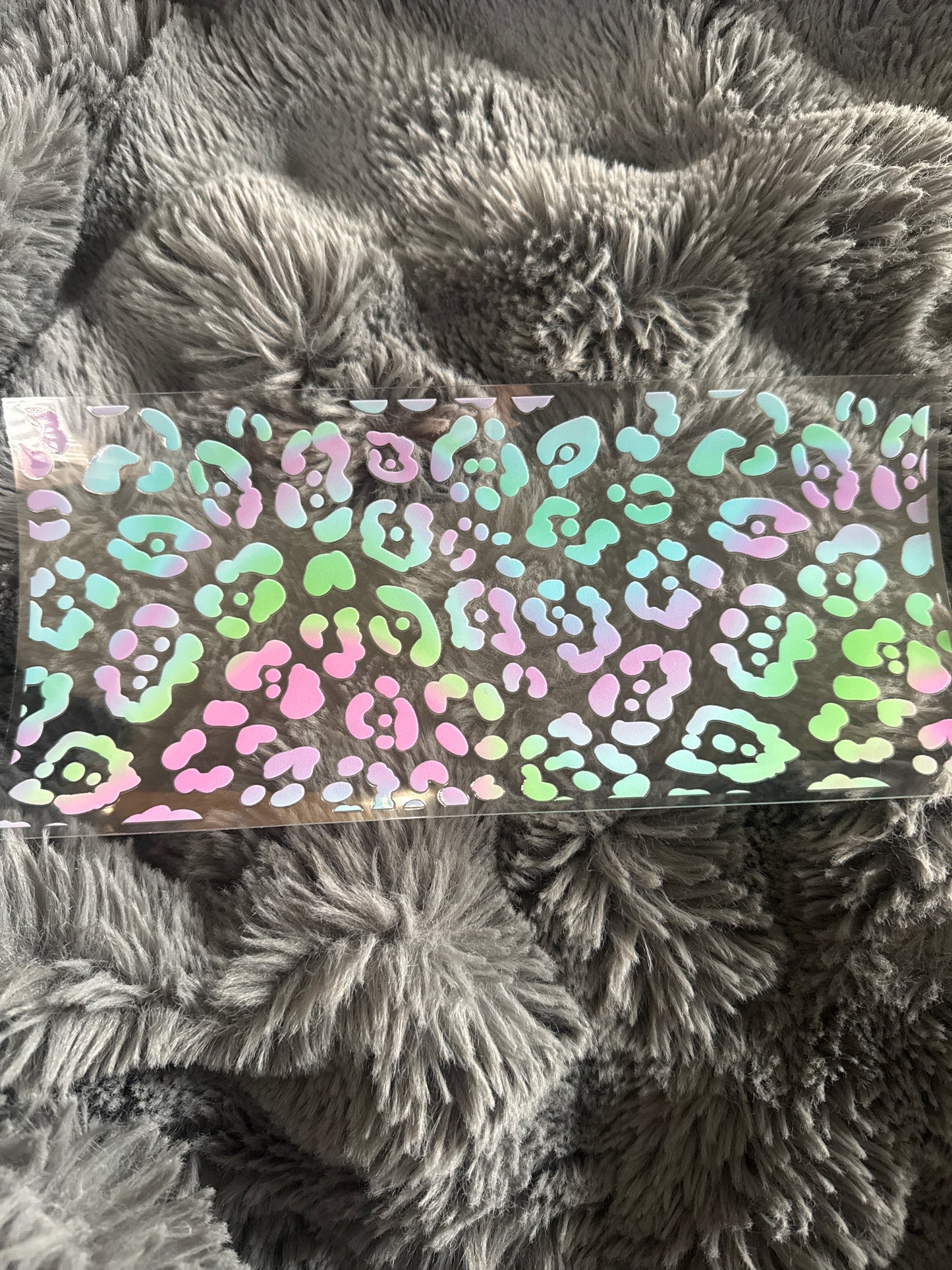 Colorful leopard print