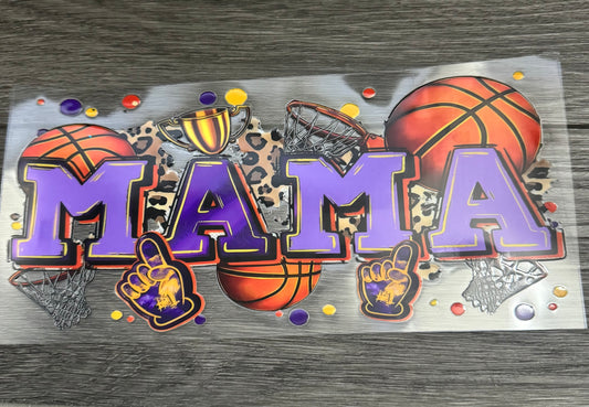 Mama with basketballs