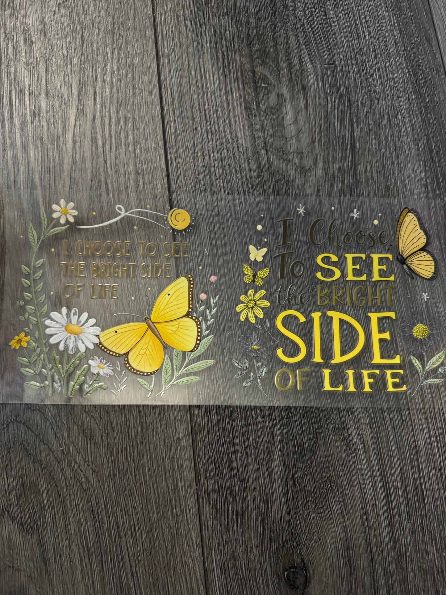 I choose to see the bright side of life