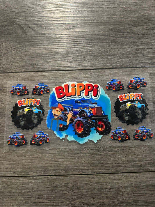 Blippi with monster trucks