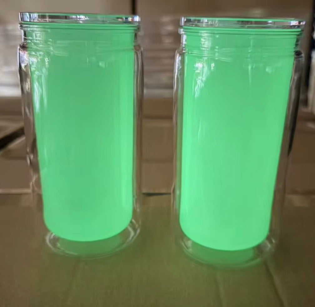 Glow-in-the-dark 16 ounce snow globe