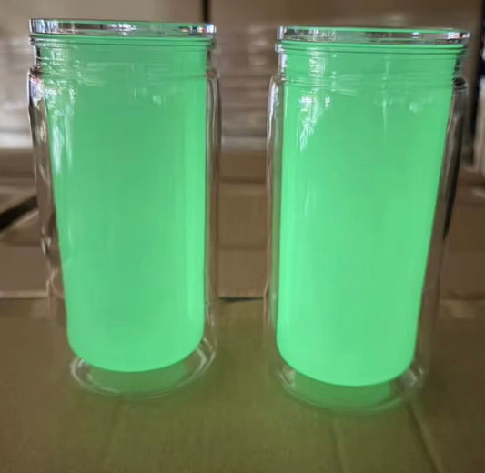 Glow-in-the-dark 16 ounce snow globe