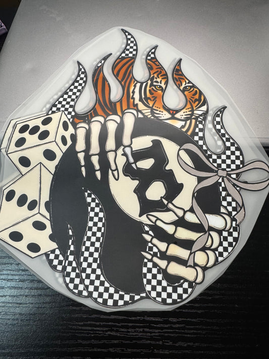Tiger and eight ball