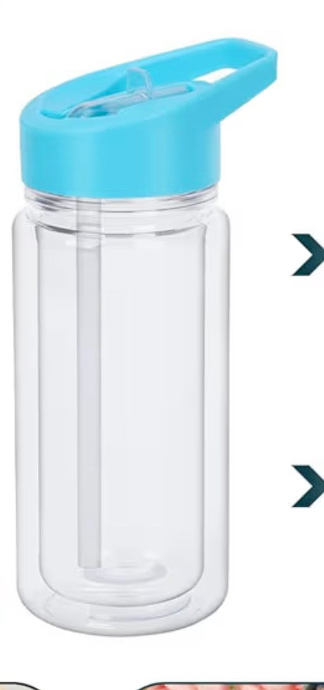 Kids 10 oz snow globe blue