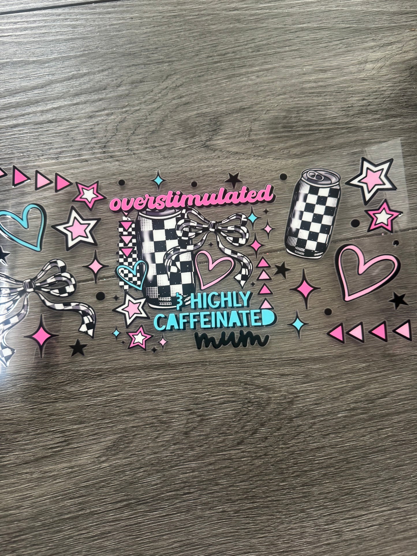 Overstimulated highly caffeinated