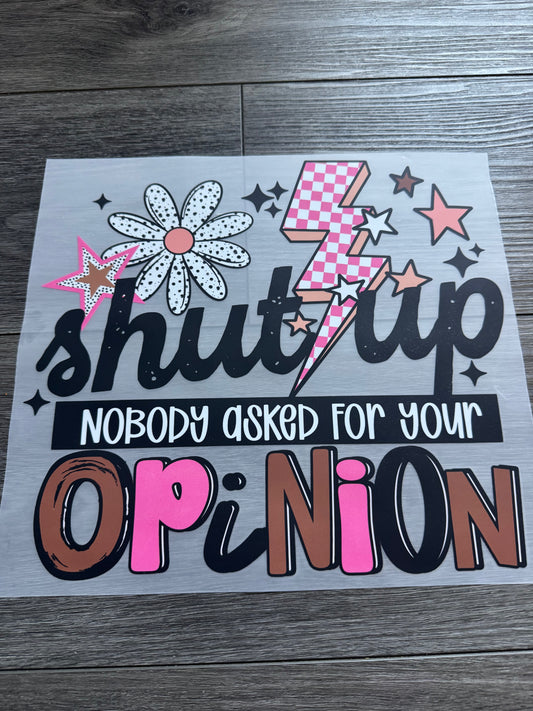 Transfer shut up nobody asked your opinion