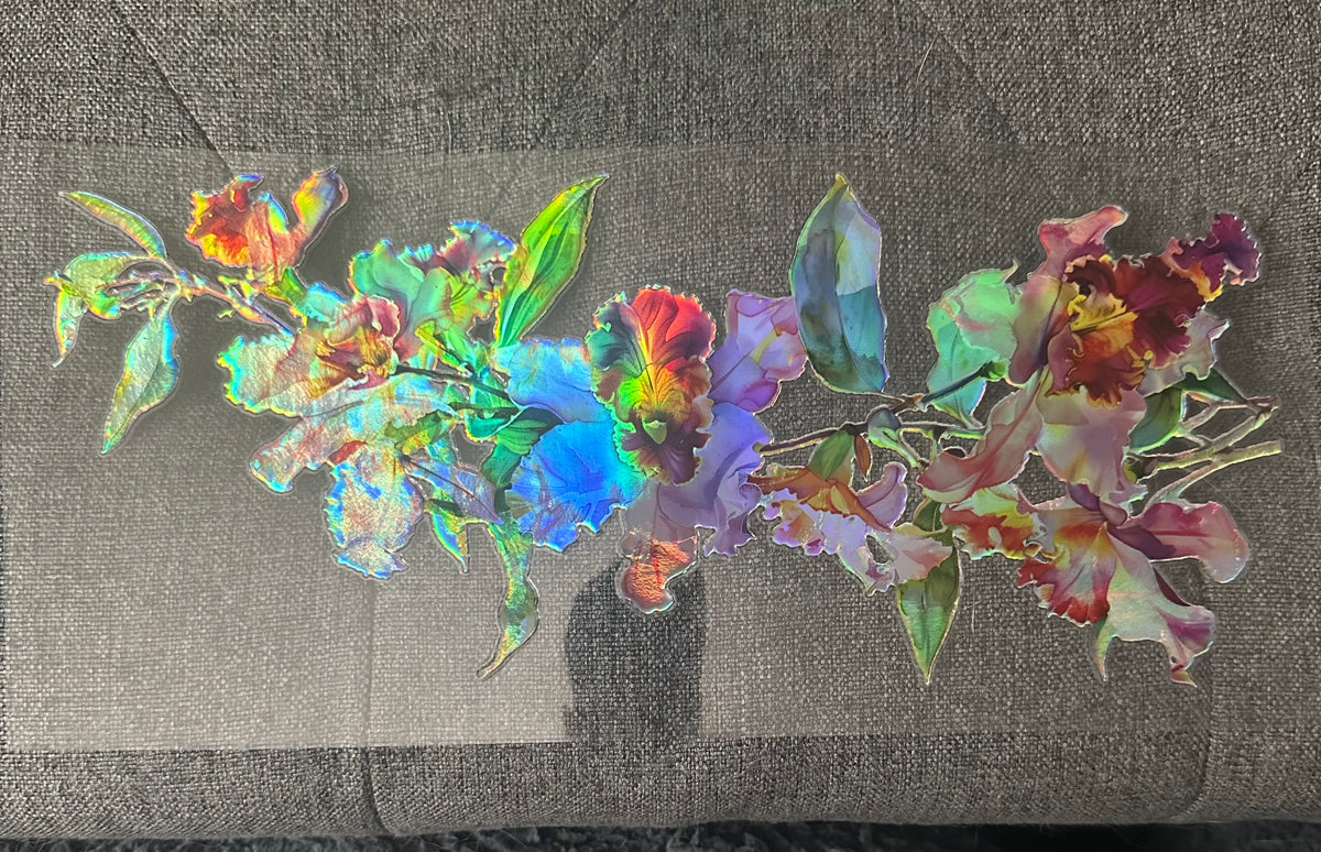 Holographic Floral Vine