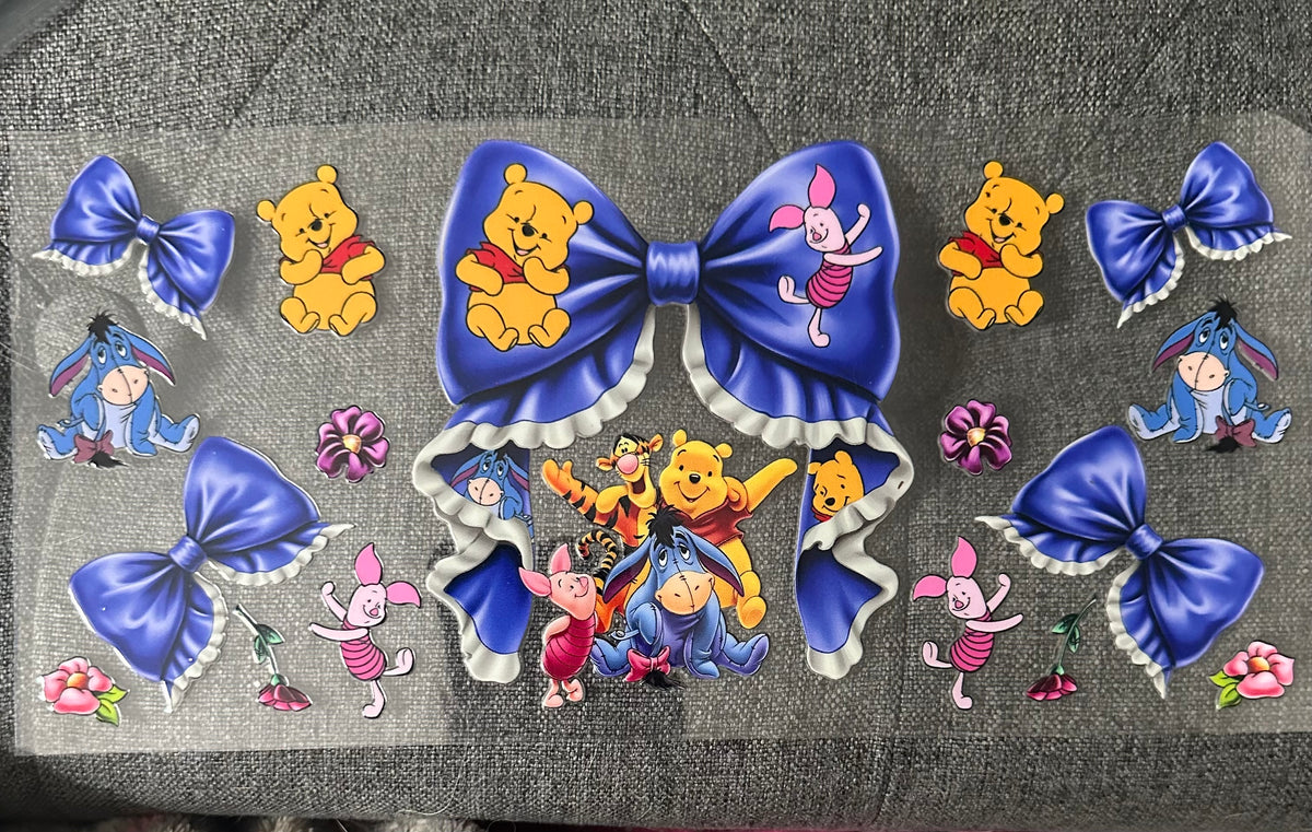 Blue Bow Pooh
