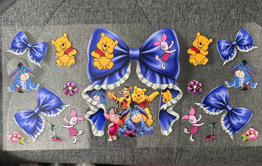 Blue Bow Pooh