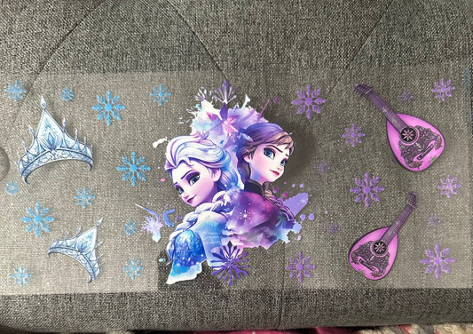 Pink/Purple Elsa & Anna