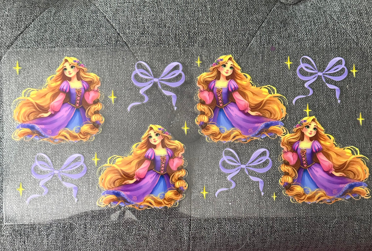 Purple Bow Rapunzel