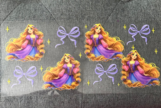 Purple Bow Rapunzel