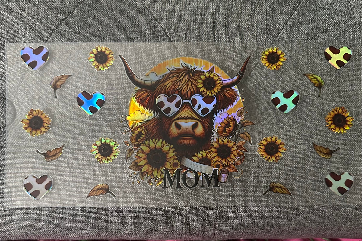 Sunflower/Cow Mom