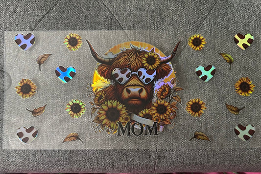 Sunflower/Cow Mom