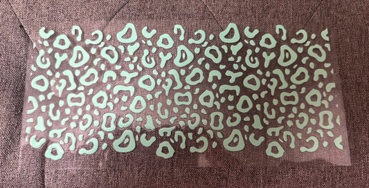 Green Cheetah Print
