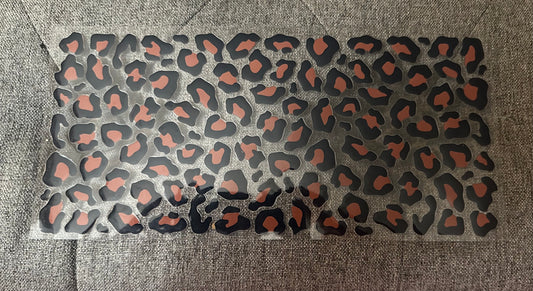 Black/Brown Cheetah Print
