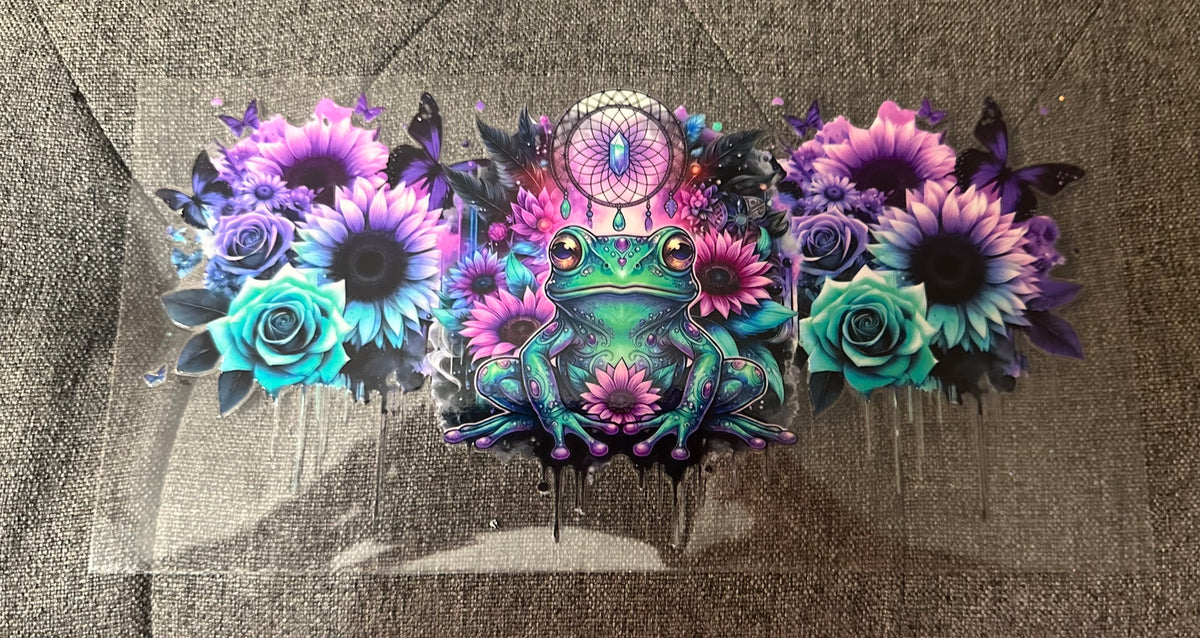 Purple/Teal Frog