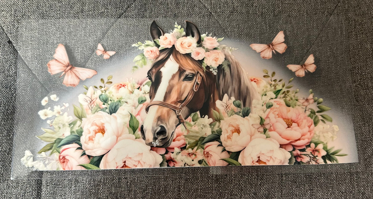 Blush Flower Horse