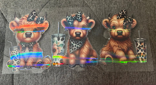 Holographic Cheetah Cow