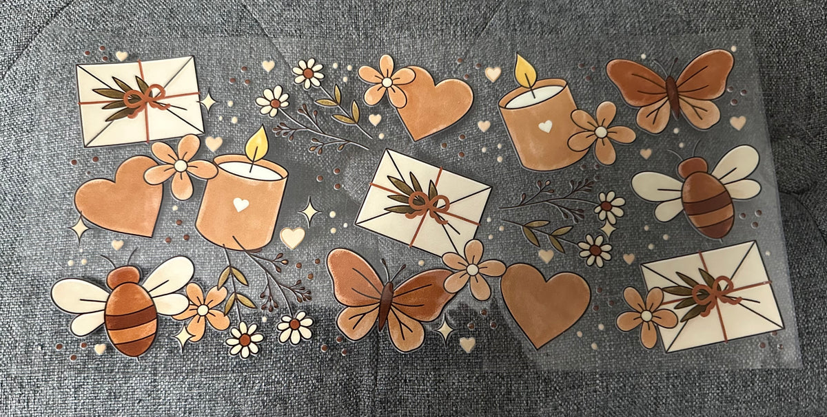 Butterfly & Letters