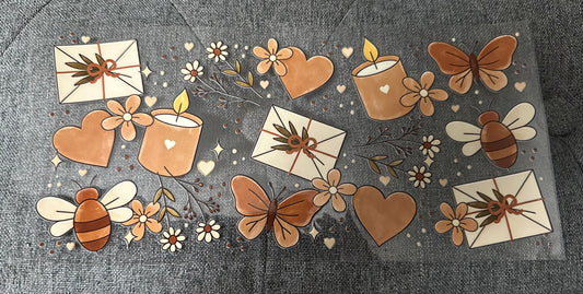 Butterfly & Letters