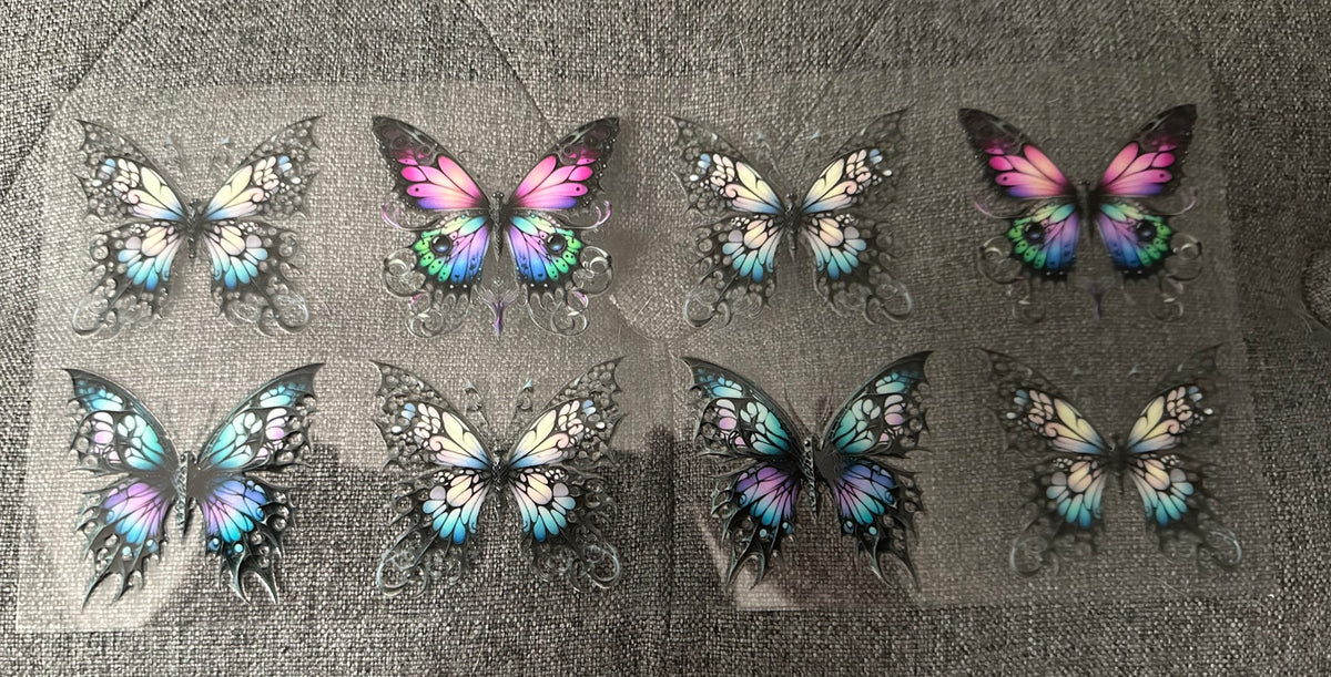 Purple/Teal Butterfly