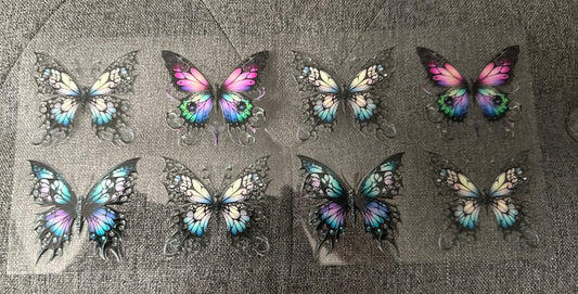 Purple/Teal Butterfly
