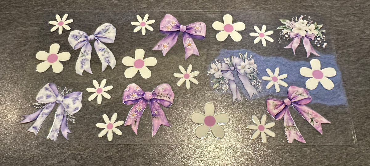 Purple Bow Daisy