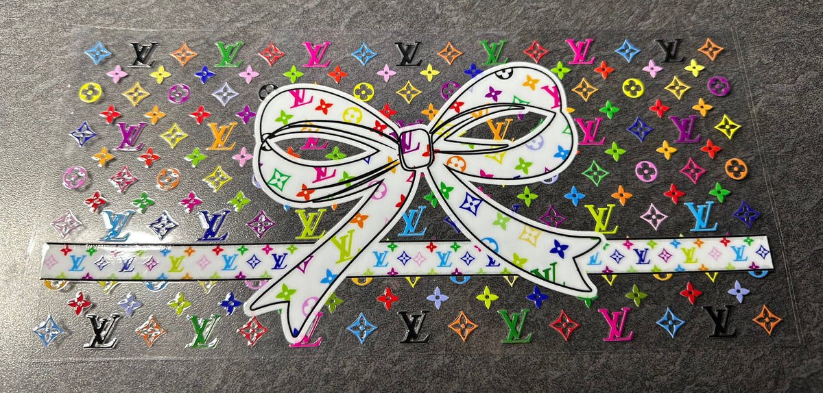 LV White Bow