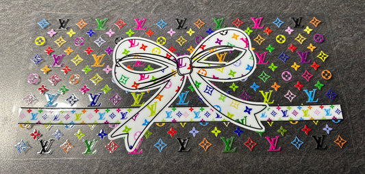 LV White Bow
