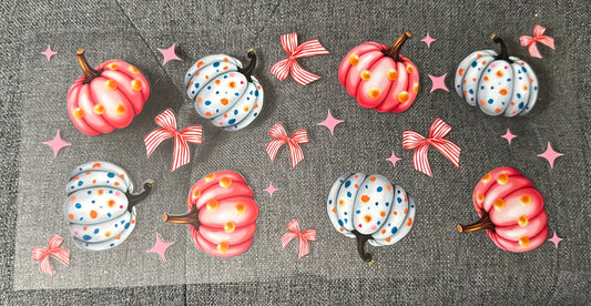 Pink Bows & Pumpkins