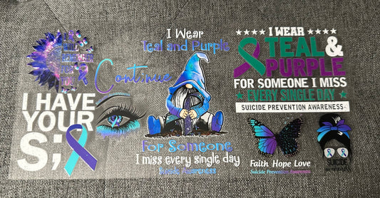 Wear Teal & Purple
