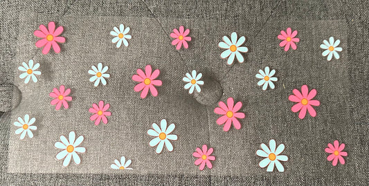 Pink & Blue Daisy