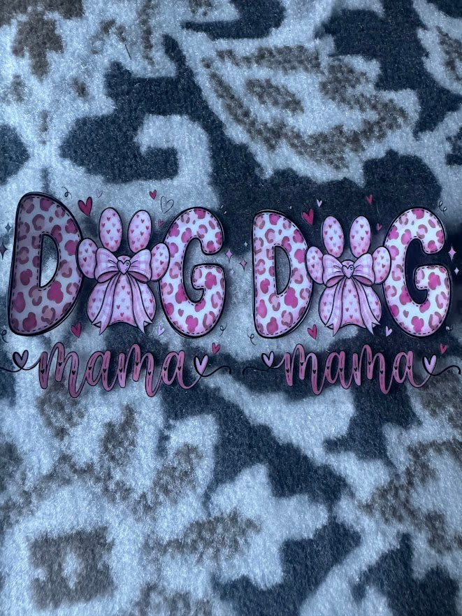 Cheetah Bow Dog Mom