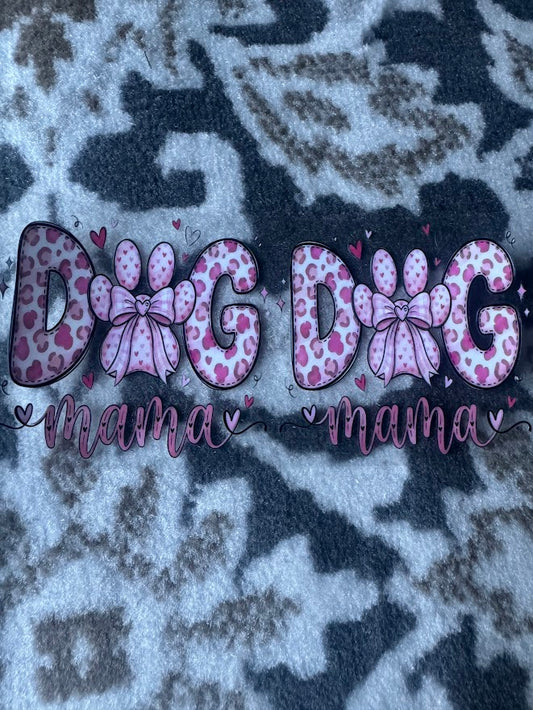 Cheetah Bow Dog Mom