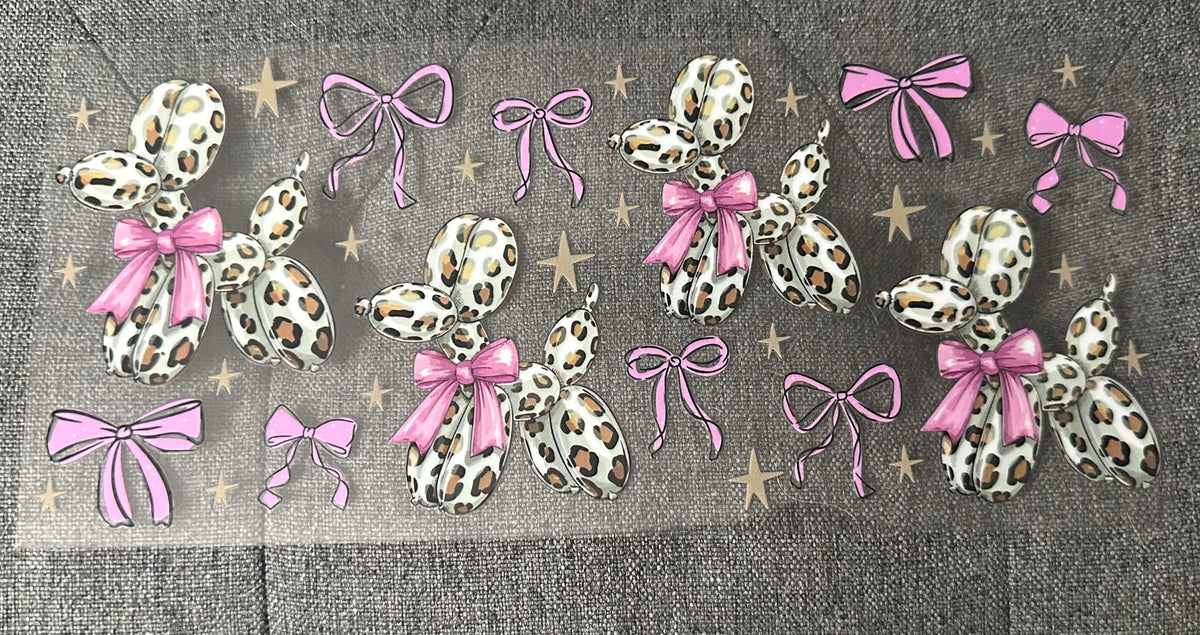 Cheetah Balloon Dog