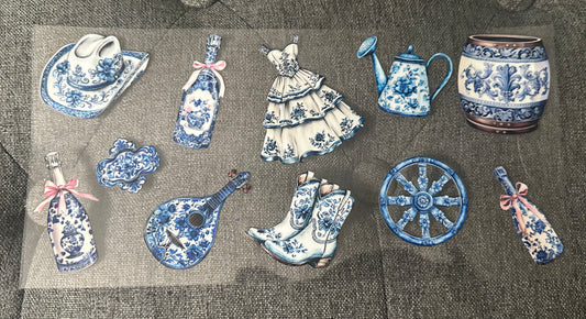 Blue Floral Pattern
