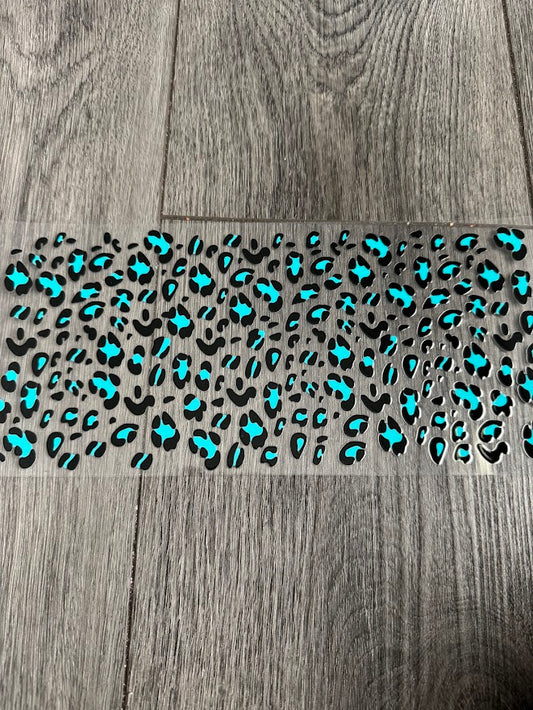 Neon Blue Cheetah