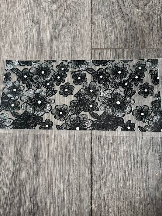 Black Floral Lace