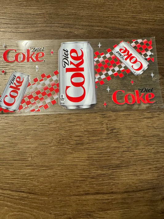 Checkered Diet Coke