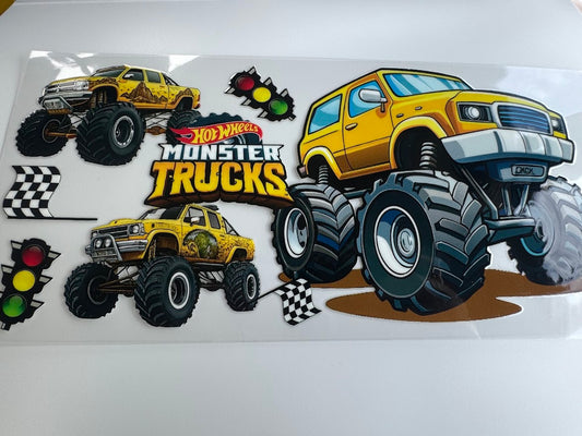 Yellow Monster Truck