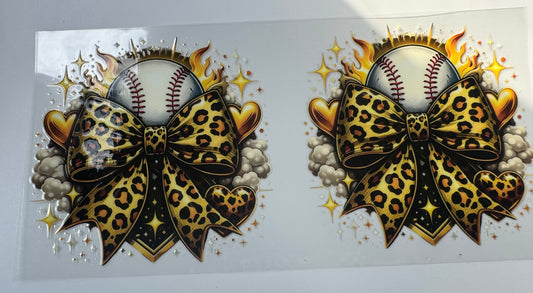 Cheetah Bow Baseball