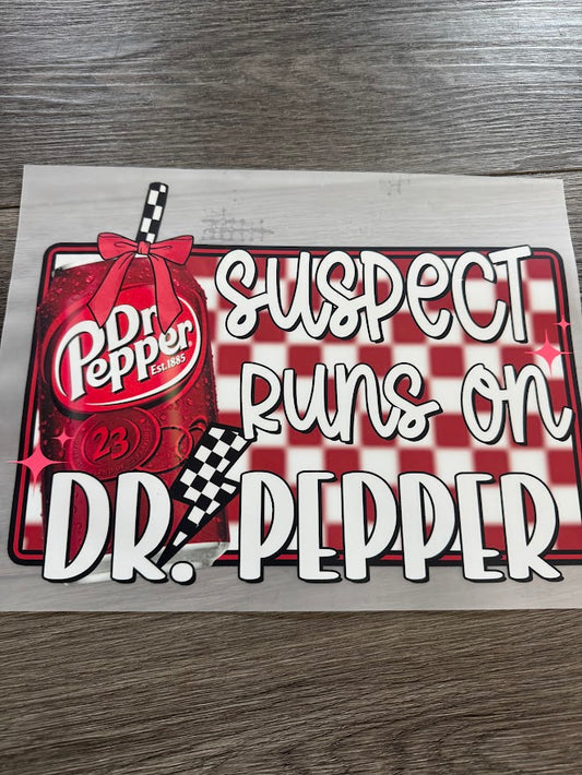 Suspect Runs On Dr Pepper