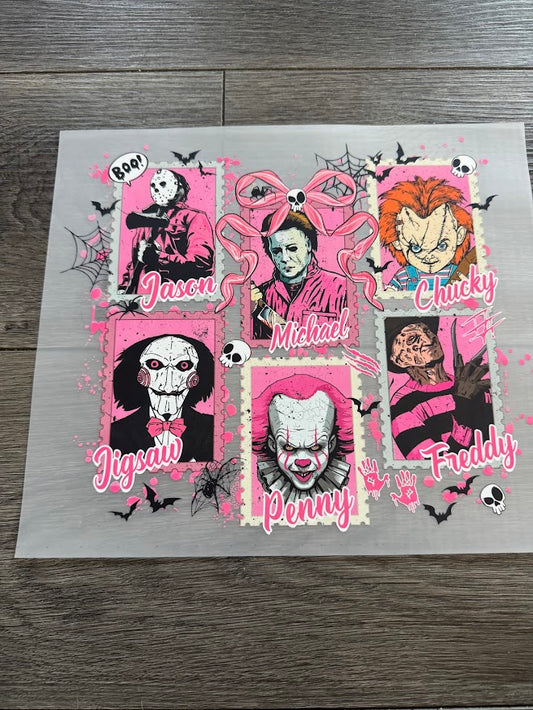Pink Scary Friends